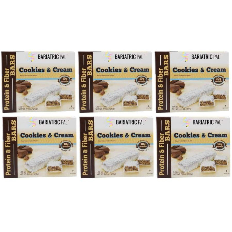 BariatricPal Divine "Lite" Protein & Fiber Bars - Cookies & Cream - High-quality Protein Bars by BariatricPal at 