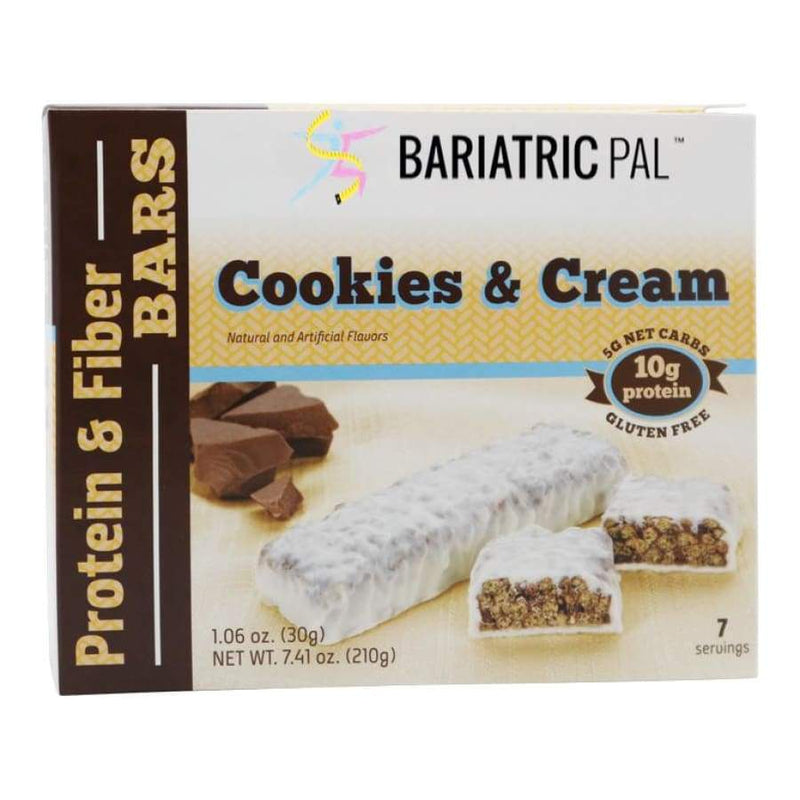 BariatricPal Divine "Lite" Protein & Fiber Bars - Cookies & Cream - High-quality Protein Bars by BariatricPal at 