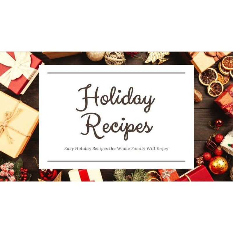 BariatricPal Holiday Recipe Book - High-quality Cookbook by BariatricPal Publishing at 