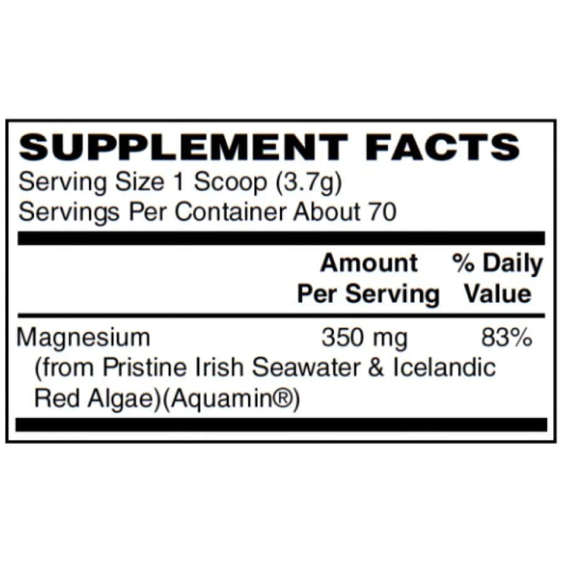 Magnesium Powder - Certified Organic Whole Food & Certified Vegan! (70 Servings) by BariatricPal - High-quality Magnesium by BariatricPal at 