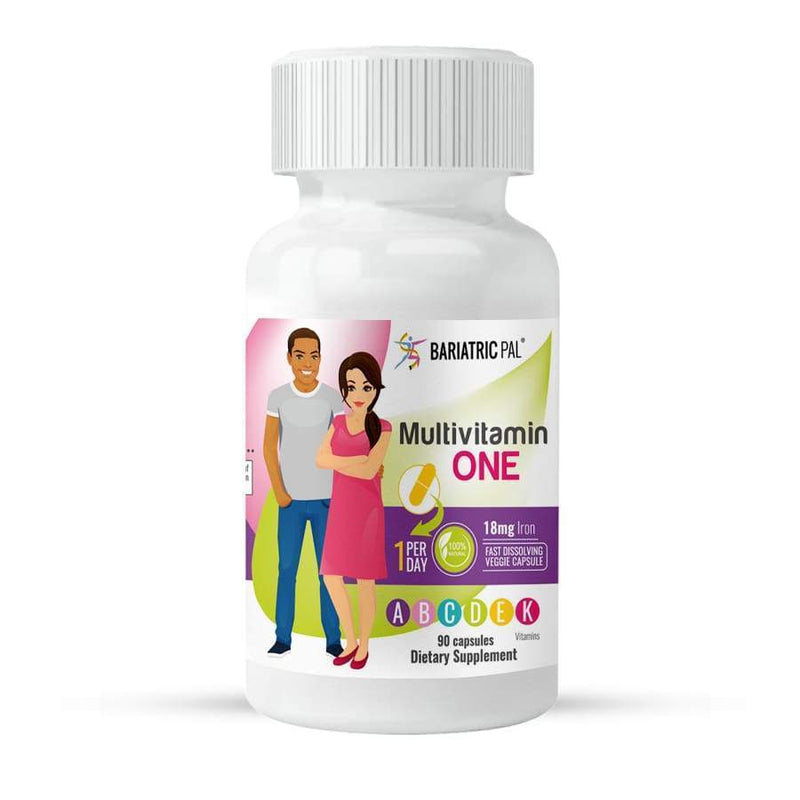 BariatricPal Multivitamin ONE "1 per Day!" Bariatric Multivitamin Capsule with 18mg Iron - High-quality Multivitamins by BariatricPal at 