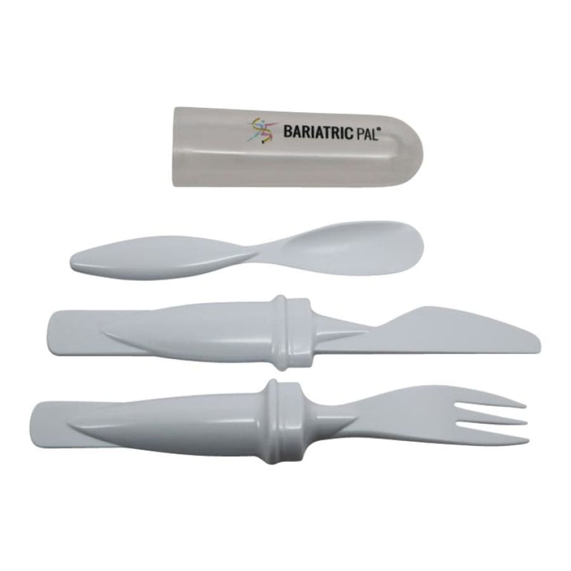 BariatricPal Portion Control Travel Utensil Set with Case - Includes Fork, Spoon & Knife - High-quality Dinnerware by BariatricPal at 