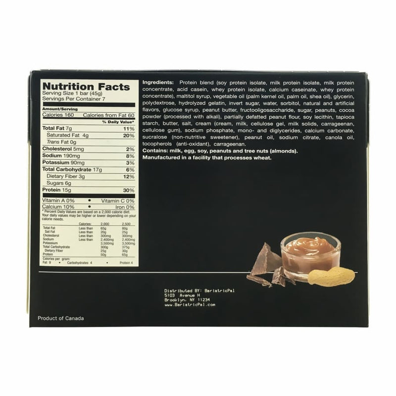 BariatricPal Protein Bars - Nutty Caramel Crunch - High-quality Protein Bars by BariatricPal at 