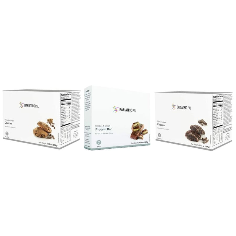 BariatricPal Protein Cookies - Variety Pack - High-quality Protein Bars by BariatricPal at 