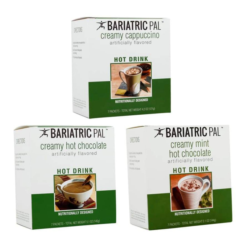 BariatricPal Protein Hot Drink - 3-Flavor Variety Pack - High-quality Hot Drinks by BariatricPal at 