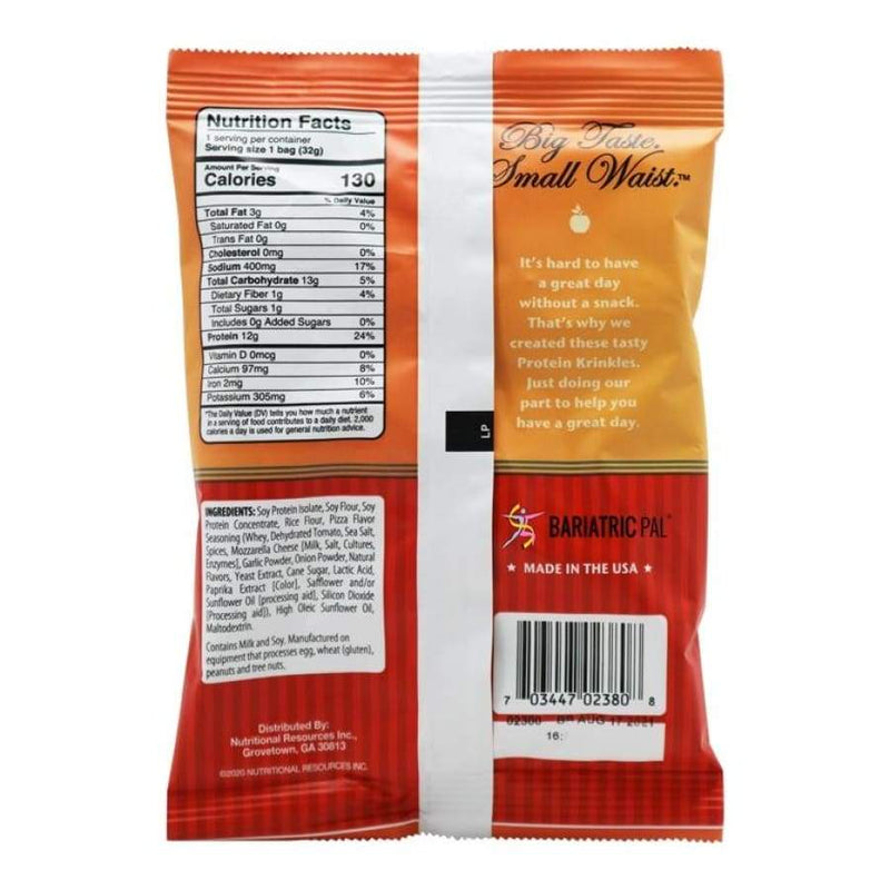 BariatricPal Protein Krinkles - Pizza - High-quality Protein Chips by BariatricPal at 