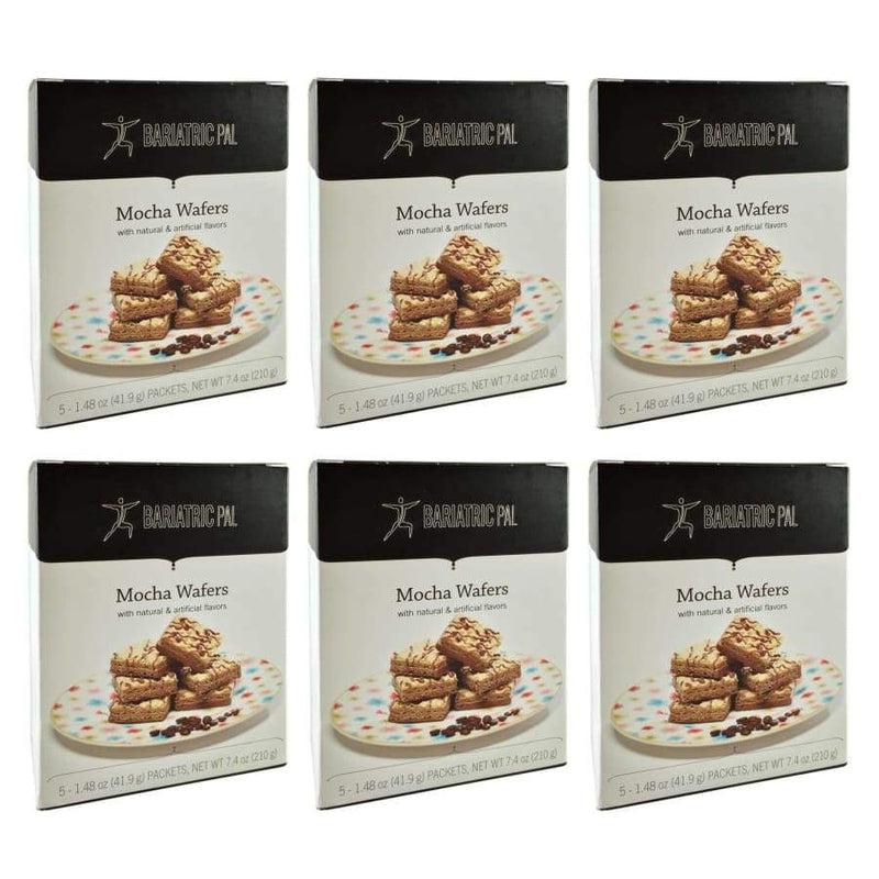 BariatricPal Square Protein Wafers - Mocha - High-quality Protein Bars by BariatricPal at 