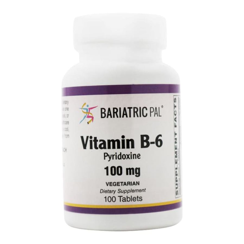 Vitamin B-6 100mcg Vegetarian Tablets (100) by BariatricPal - High-quality B Vitamins by BariatricPal at 