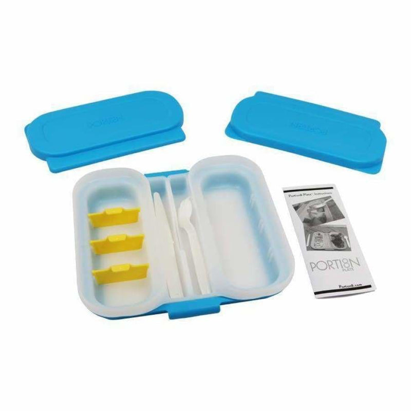 Portion Control Bento Lunch Box, Storage Container & Plate by BariatricPal  - Collapsible, Leak-Proof & Available in 2 Colors! by BariatricPal -  Exclusive Offer at $14.99 on Netrition