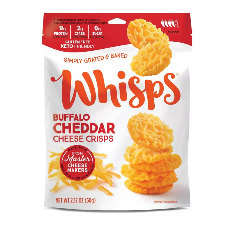 Cello Whisps Cheese Crisps - Buffalo Cheddar (2.12 oz)