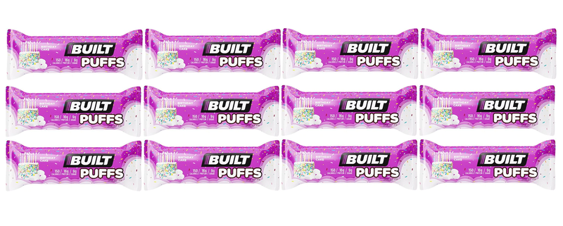 Built Bar Protein Puffs - Birthday Cake - High-quality Protein Bars by Built Bar at 