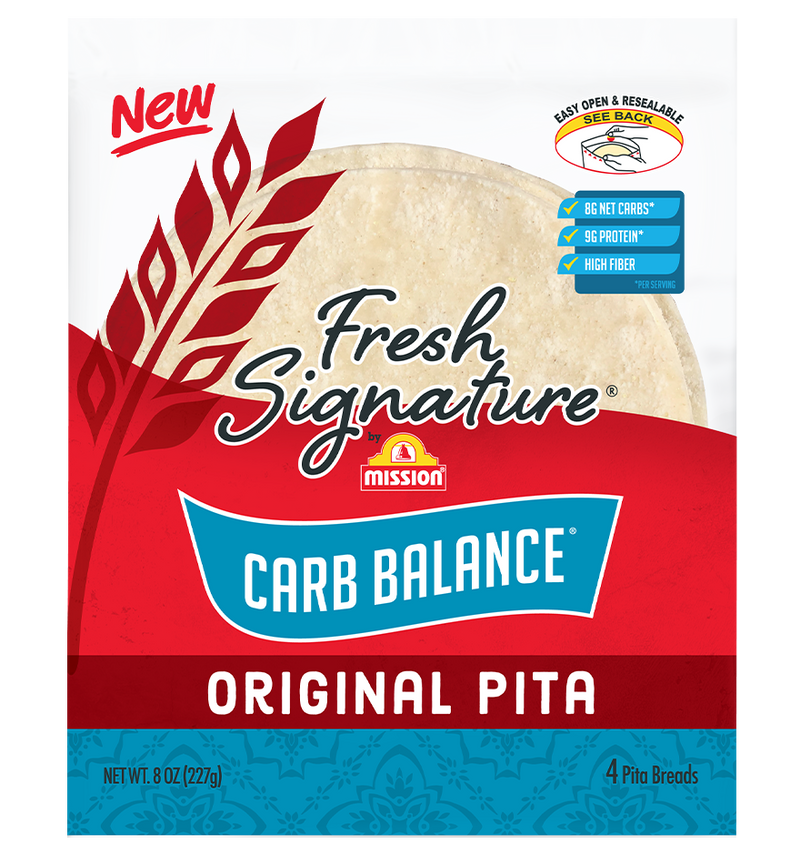 Mission Foods Carb Balance Fresh Signature Pita 4 Pita Breads