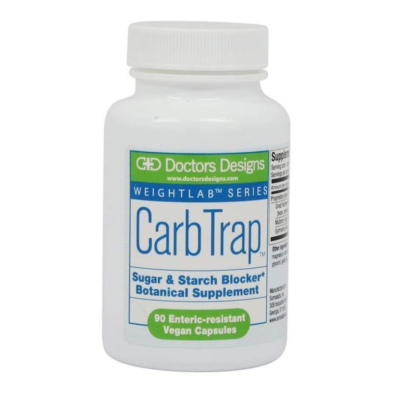 CarbTrap Sugar & Starch Blocker (90 Tablets) by Doctors Designs - High-quality Carb Blocker by Doctors Designs at 
