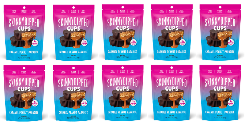 SkinnyDipped Cups - Caramel Peanut Paradise - High-quality Candies by SkinnyDipped at 