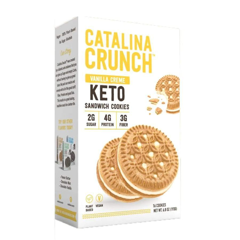 Catalina Crunch Keto Sandwich Cookies - Variety Pack - High-quality Cakes & Cookies by Catalina Crunch at 