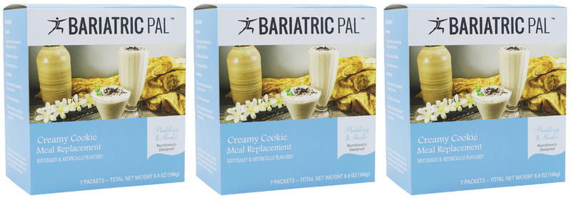 BariatricPal 15g Protein Shake or Pudding - Creamy Cookie (Aspartame Free) - High-quality Puddings & Shakes by BariatricPal at 