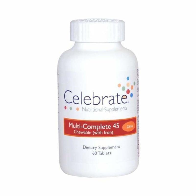 Celebrate Multivitamin Complete with 45mg Iron Chewable - Available in 2 Flavors! - High-quality Multivitamins by Celebrate Vitamins at 