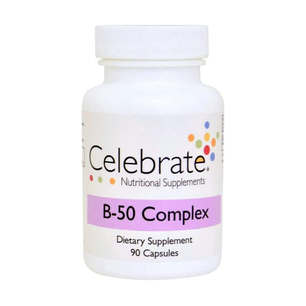 Celebrate Vitamin B-50 Complex Capsules (90-Capsules) - High-quality B Vitamins by Celebrate Vitamins at 