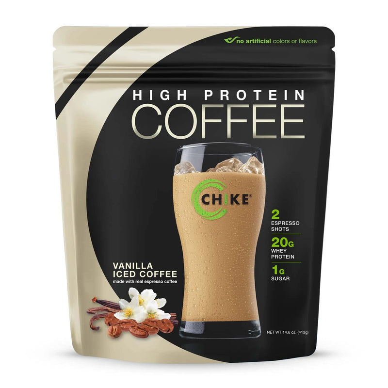 Chike Nutrition High Protein Iced Coffee (16 oz Bags) - Available in 10 Flavors! - High-quality Protein Powder Tubs by Chike Nutrition at 