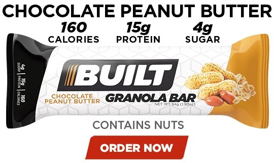 Built Bar Protein Granola Bar - Chocolate Peanut Butter - High-quality Protein Bars by Built Bar at 