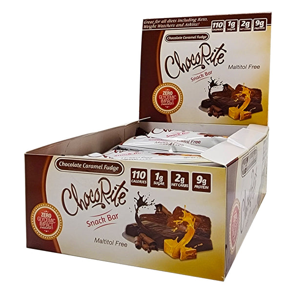 ChocoRite 9g Triple Layer Protein Snack Bars by HealthSmart - Triple Chocolate Fudge - High-quality Protein Bars by HealthSmart at 