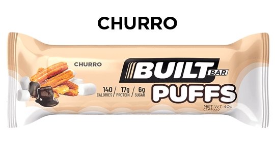 Built Bar Protein Puffs - Churro - High-quality Protein Bars by Built Bar at 