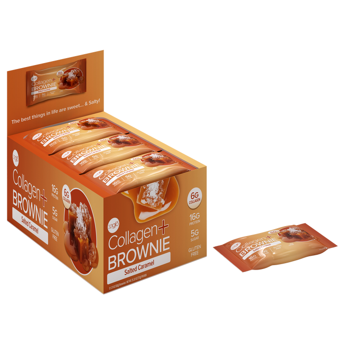 321Glo Collagen+Brownie - Salted Caramel - High-quality Cakes & Cookies by 321Glo at 