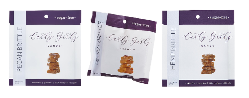 Sugar-Free Brittle by Curly Girlz Candy - Variety Pack - High-quality Candies by Curly Girlz Candy at 