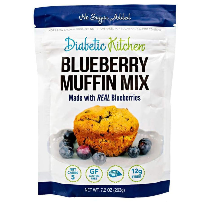 Diabetic Kitchen Gourmet Blueberry Muffin Mix - High-quality Baking Mix by Diabetic Kitchen at 