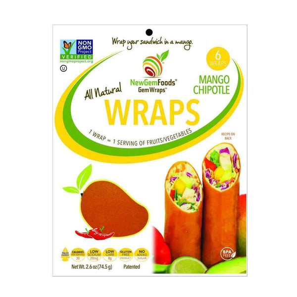 GemWraps Sandwich Wraps by NewGem Foods - Mango Chipotle - High-quality Wraps by NewGem Foods at 