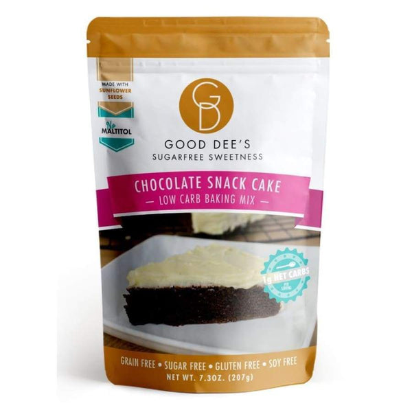 Good Dee’s Sugar-Free Low-Carb Chocolate Snack Cake Baking Mix - High-quality Baking Mix by Good Dee's at 