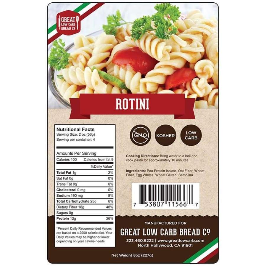 Great Low Carb Pasta - Rotini