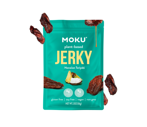 Plant-Based Mushroom Jerky by Moku Foods - Hawaiian Teriyaki