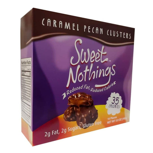 HealthSmart Sweet Nothings Chocolate Candies - Caramel Pecan Clusters 14/Box - High-quality Candies by HealthSmart at 