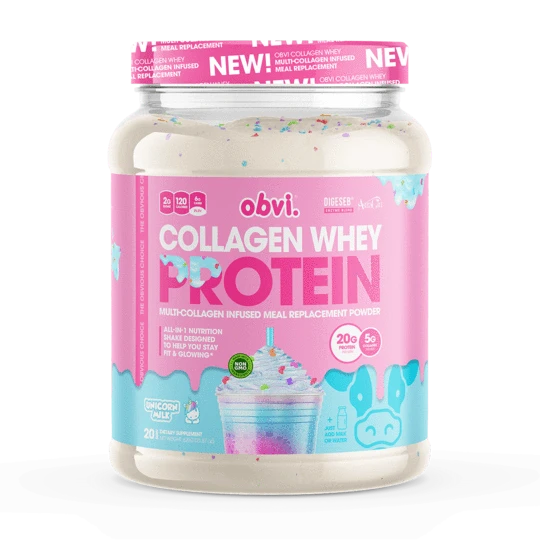 Collagen Whey Protein by Obvi - Unicorn Milk - High-quality Collagen Powder by Obvi at 