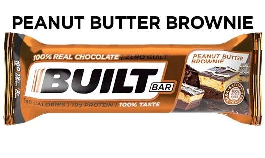 Built High Protein Bar - Peanut Butter Brownie - High-quality Protein Bars by Built Bar at 
