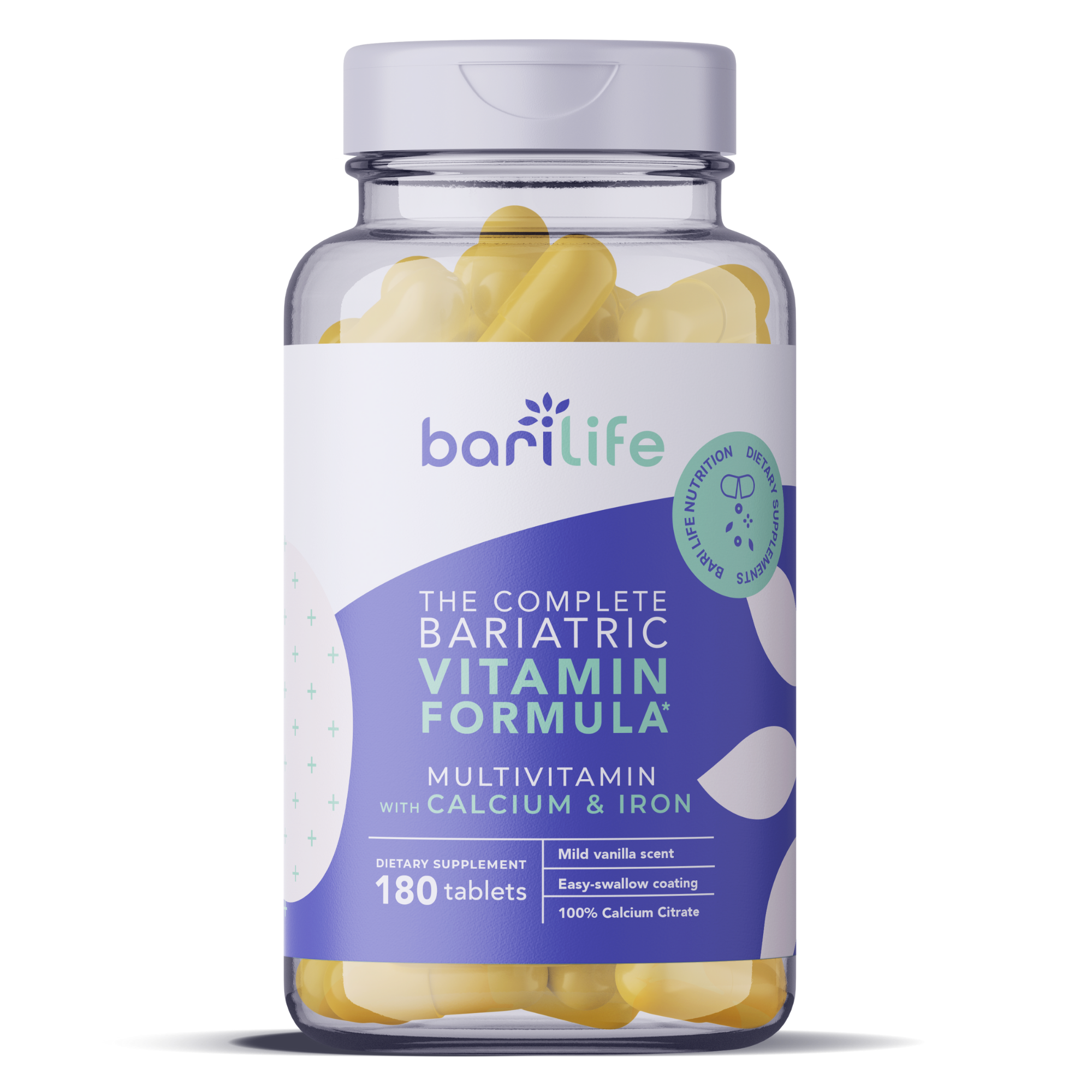 Bari Life Complete "All-In-One" Bariatric Multivitamin Tablets (Non-Chewable) - High-quality Multivitamins by Bari Life at 