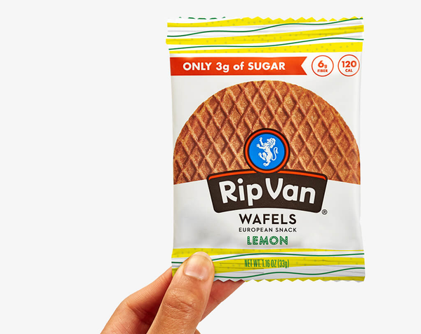 Rip Van Wafels - Lemon (Low-Sugar) - High-quality Cakes & Cookies by Rip Van at 