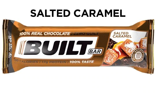 Built High Protein Bar - Salted Caramel - High-quality Protein Bars by Built Bar at 