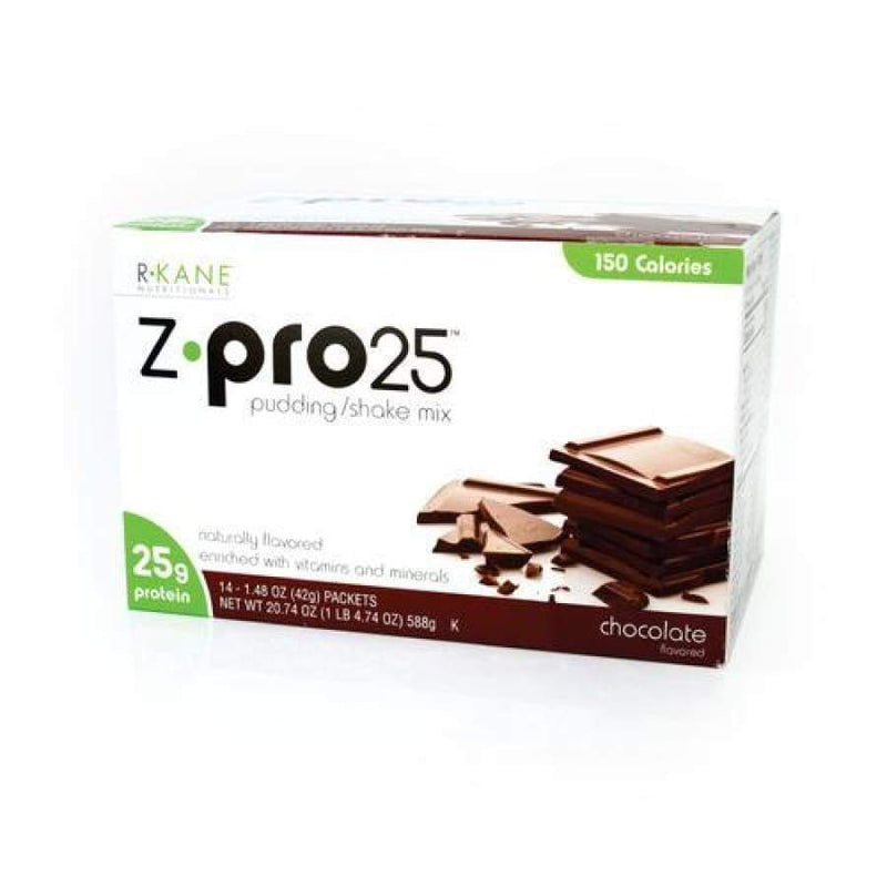 R-Kane Nutritionals Z-Pro25 High Protein Meal Replacement Pudding and Shake - Chocolate - High-quality Meal Replacements by R-Kane Nutritionals at 