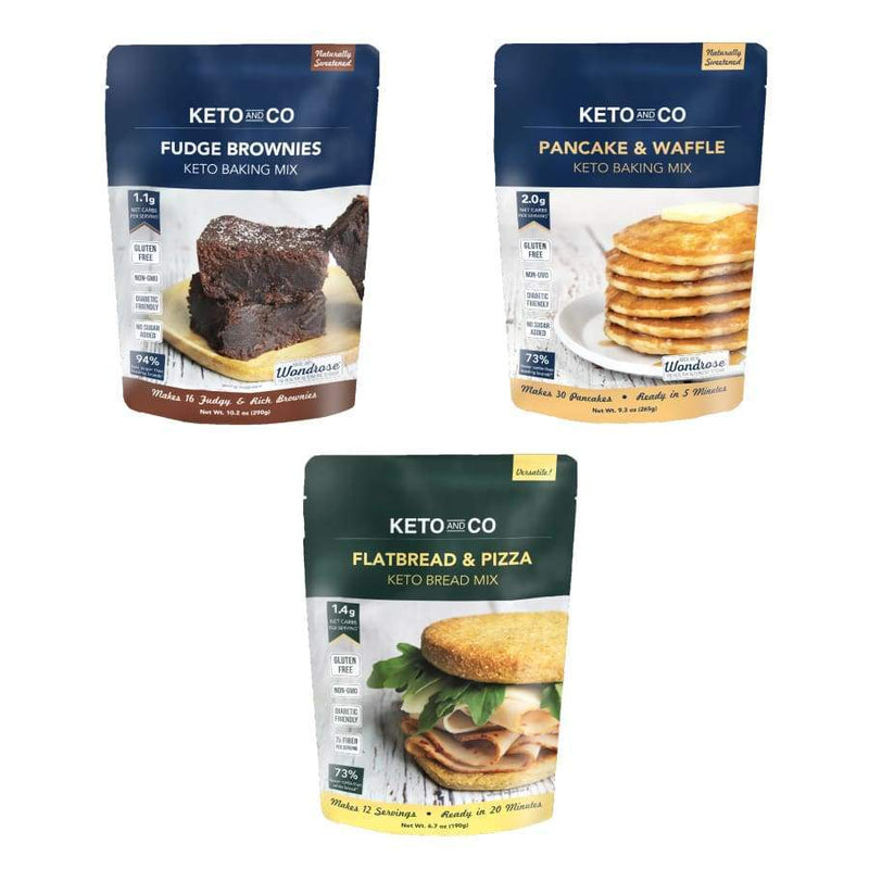 Keto Baking Mix by Keto and Co - Variety Pack - High-quality Baking Mix by Keto and Co at 