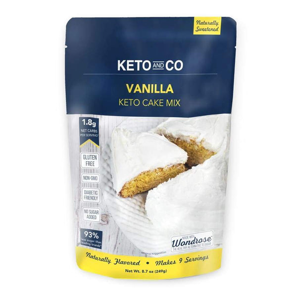 Keto Cake Mix by Keto and Co - Vanilla - High-quality Baking Mix by Keto and Co at 