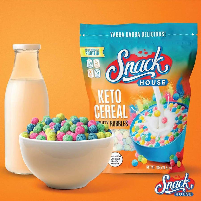 Keto Cereal by Snack House - Fruity Rubbles - High-quality Cereal by Snack House Puffs at 