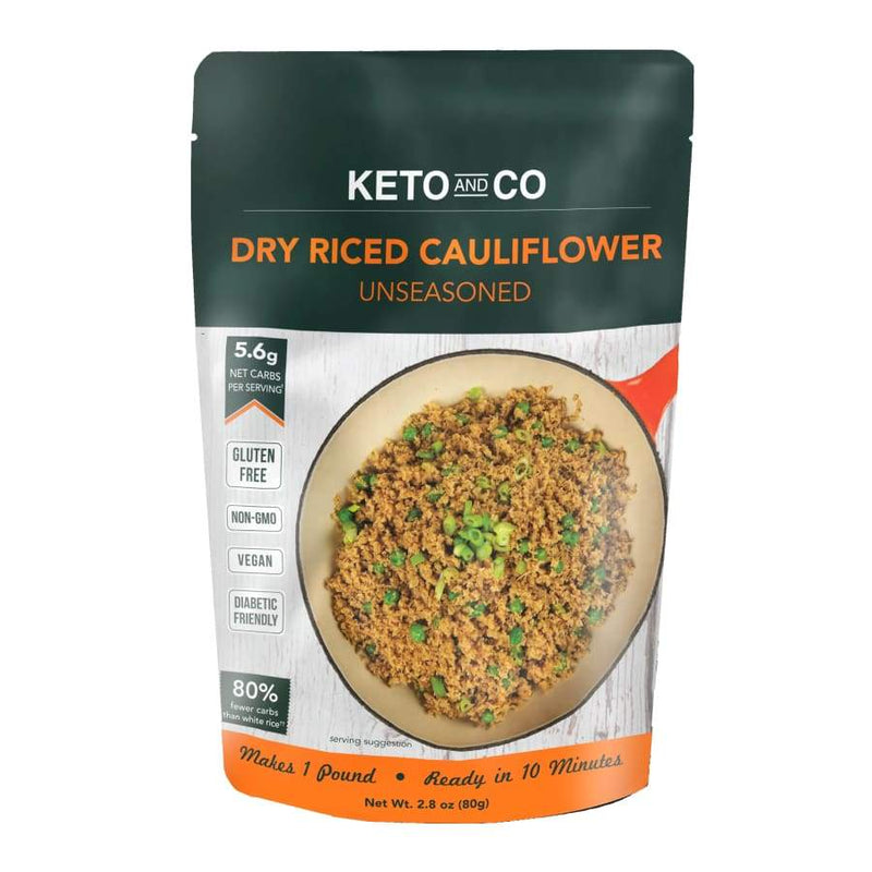 Keto Dry Riced Vegetables by Keto and Co  - Cauliflower - High-quality Riced Vegetables by Keto and Co at 
