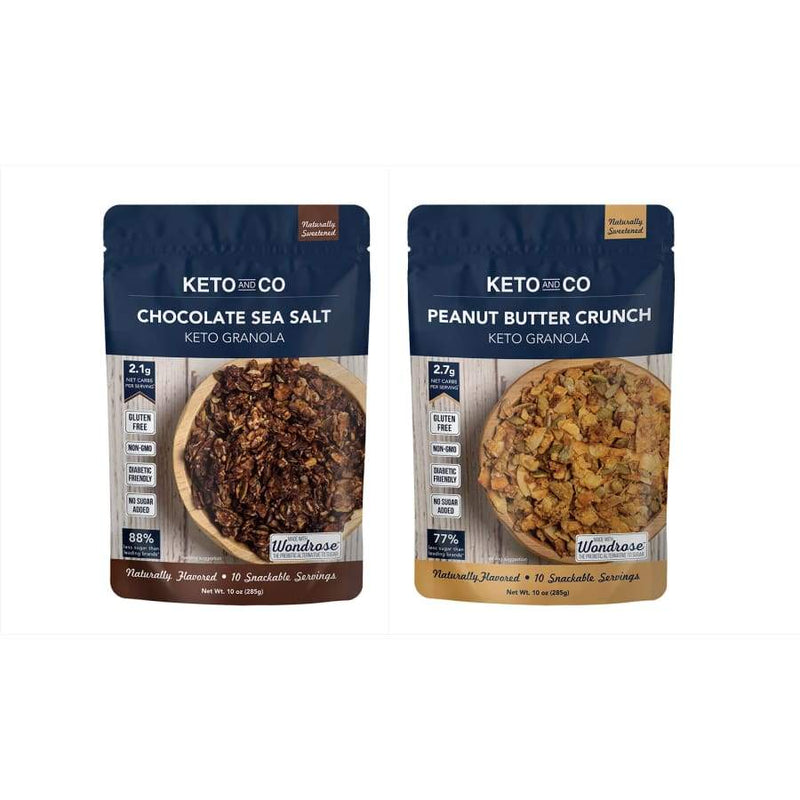 Keto Granola by Keto and Co - Variety Pack - High-quality Granola by Keto and Co at 