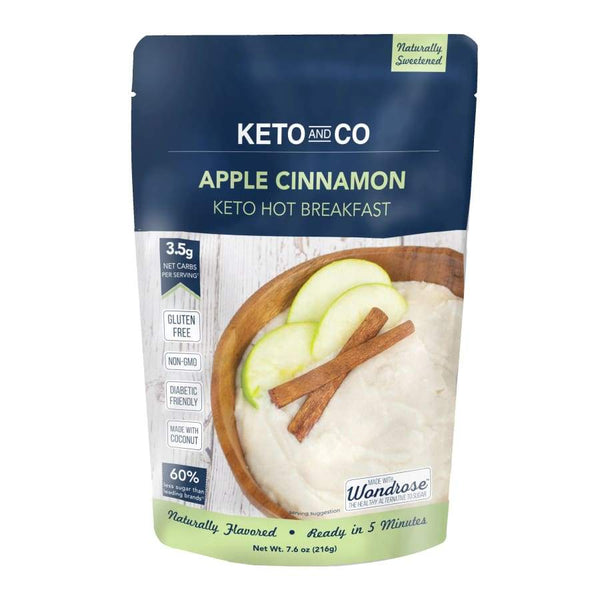 Keto Hot Breakfast by Keto and Co - Apple Cinnamon - High-quality Breakfast by Keto and Co at 