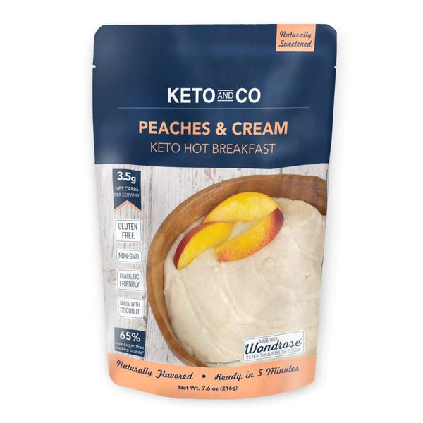 Keto Hot Breakfast by Keto and Co - Peaches & Cream - High-quality Breakfast by Keto and Co at 