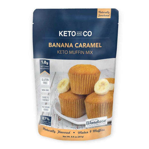 Keto Muffin Mix by Keto and Co - Banana Caramel - High-quality Muffin Mix by Keto and Co at 