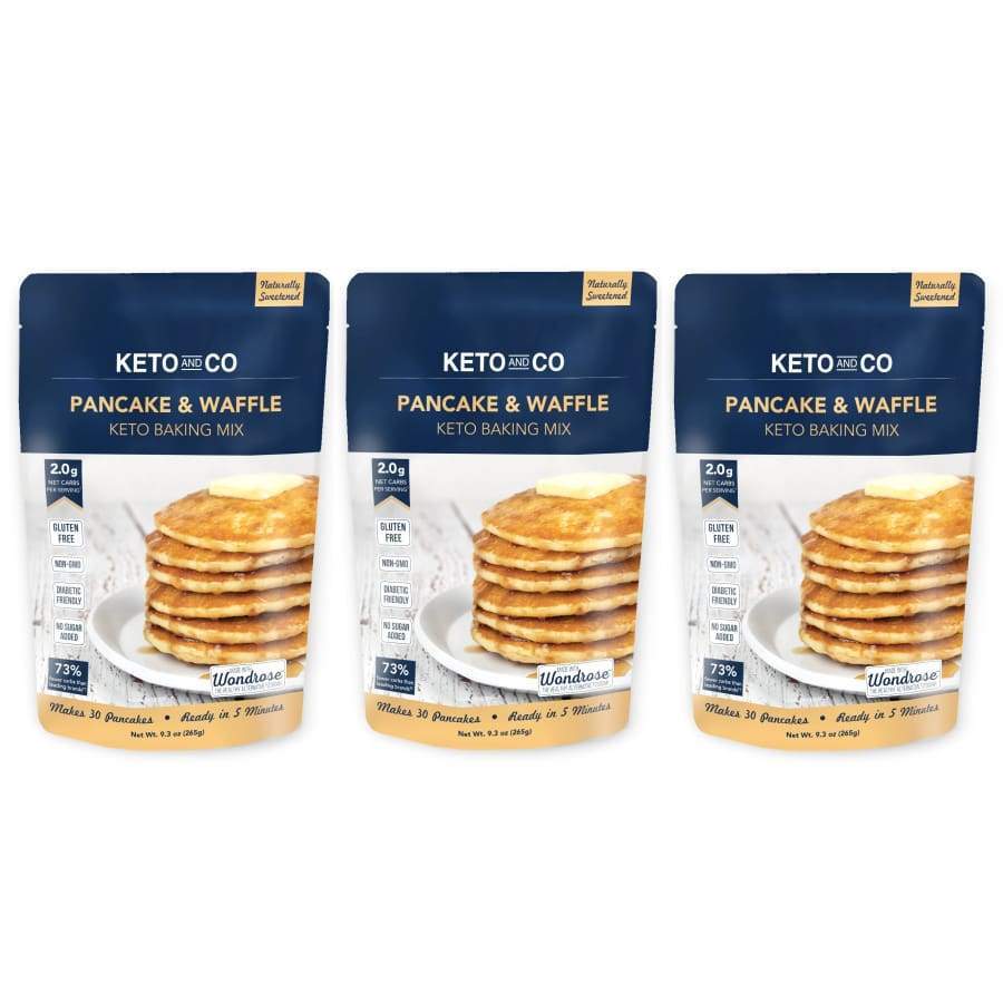 Keto Pancake and Waffle Baking Mix by Keto and co