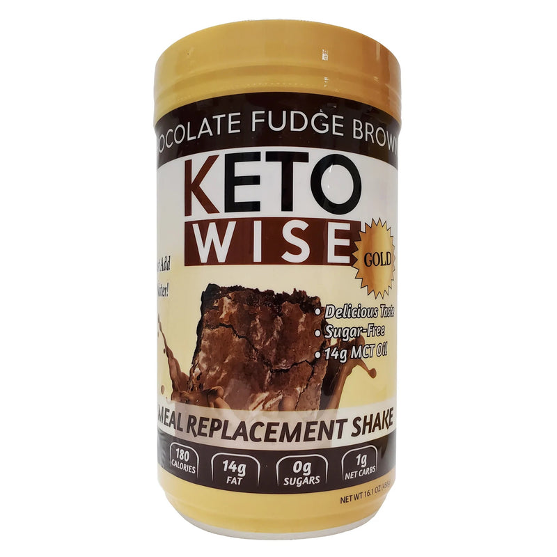 Keto Wise Meal Replacement Shake - Chocolate Fudge Brownie - High-quality Meal Replacements by Keto Wise at 